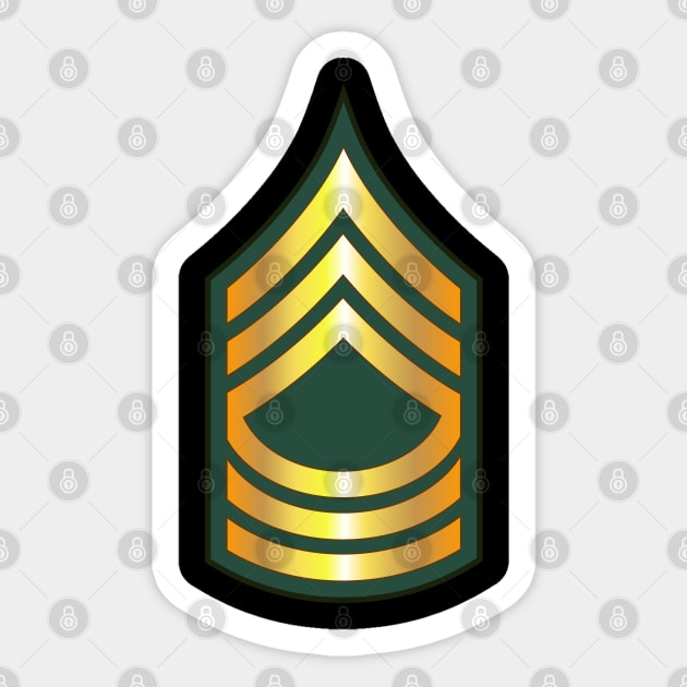 Army - Master Sergeant - MSG wo Txt Sticker by twix123844